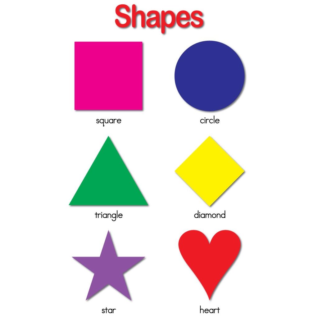 Shapes Educational Laminated Chart